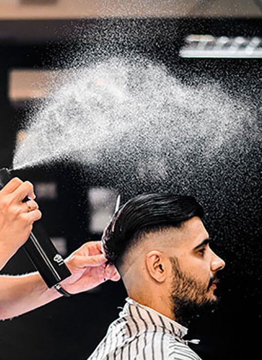 Hair color & Wash + Hot towel Men