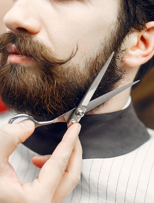 Beard Design & Hot towel